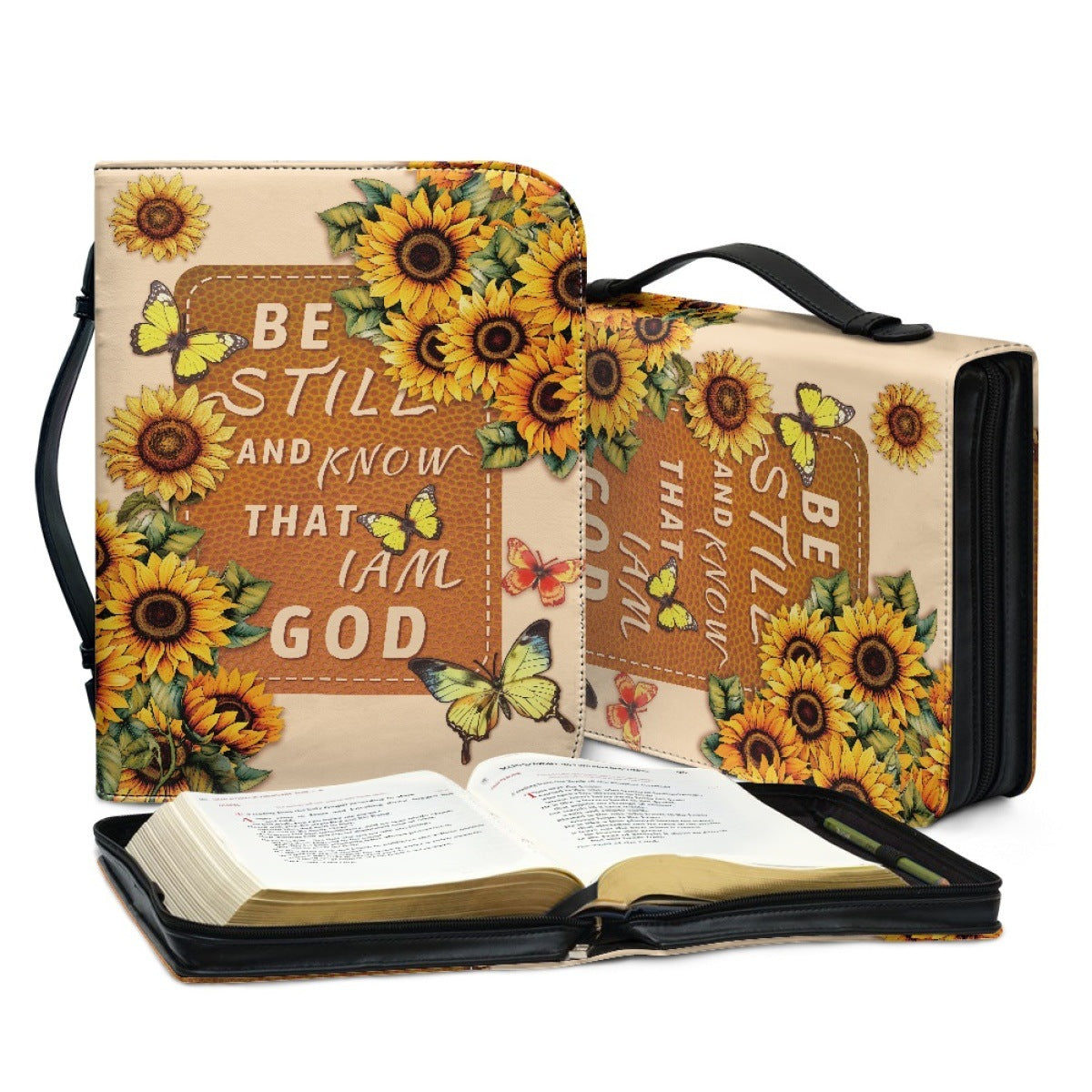 Portable Book Portable Sunflower Sacred Boy Bag