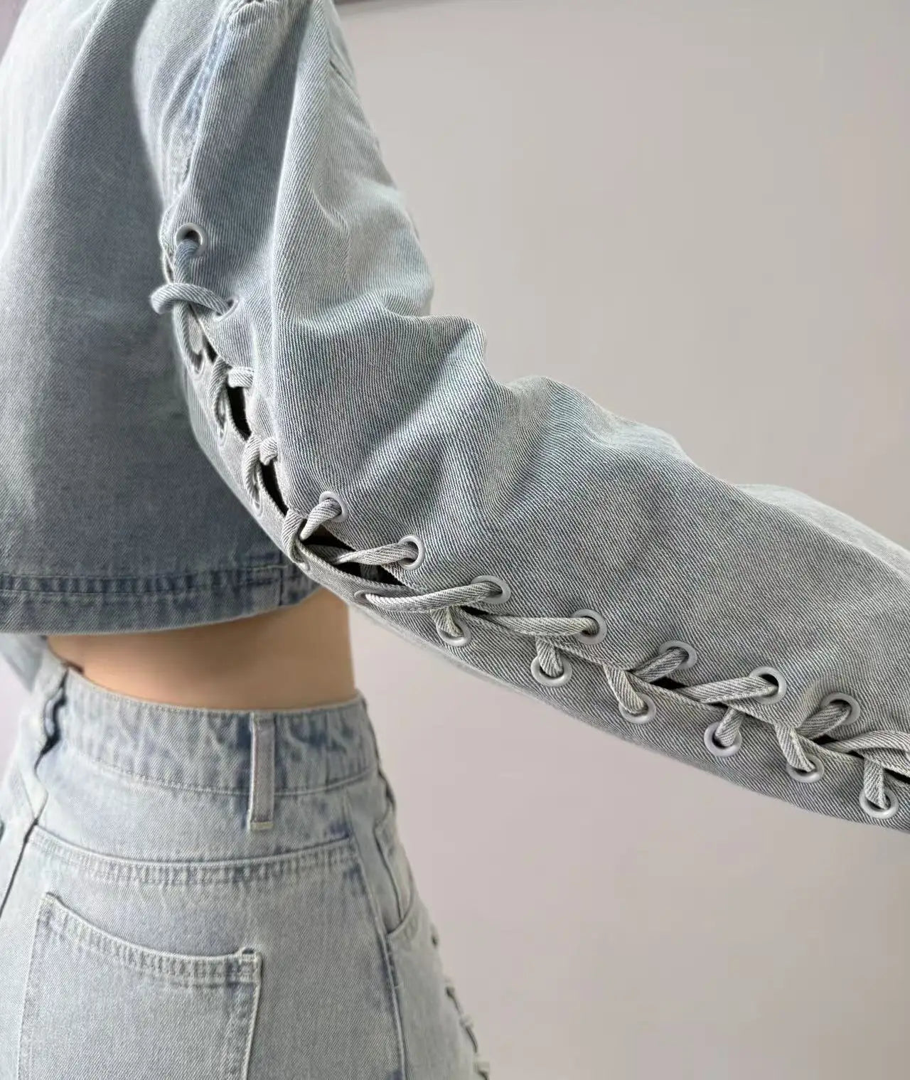 2025  Korean Japanese Style  Multi element Design  High Quality Clothing from Dongdaemun  Korea   Denim Jacket Coat