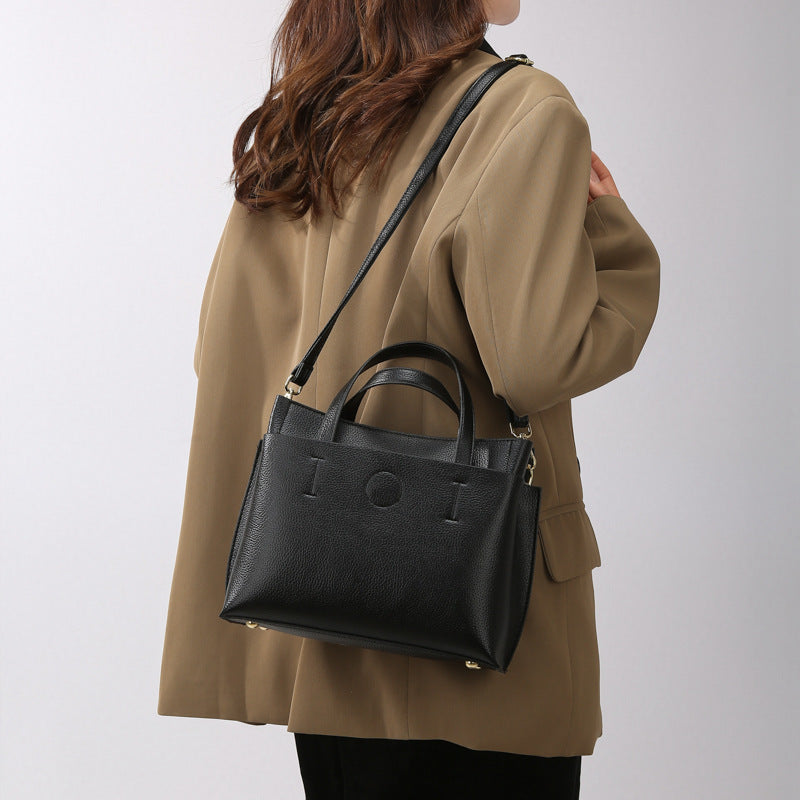 Tote Bag Large Capacity Multi-compartment Soft Surface Messenger Bag