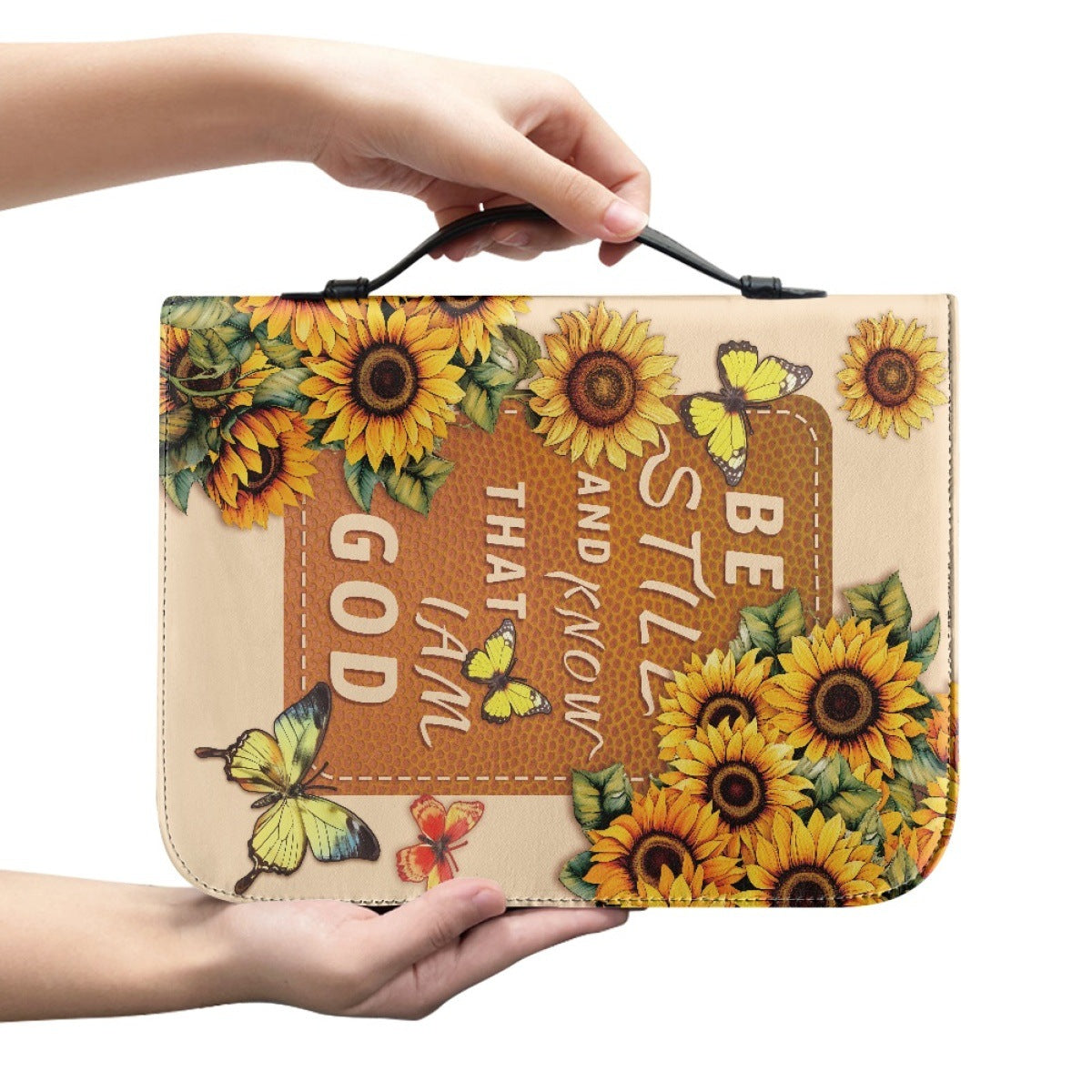 Portable Book Portable Sunflower Sacred Boy Bag
