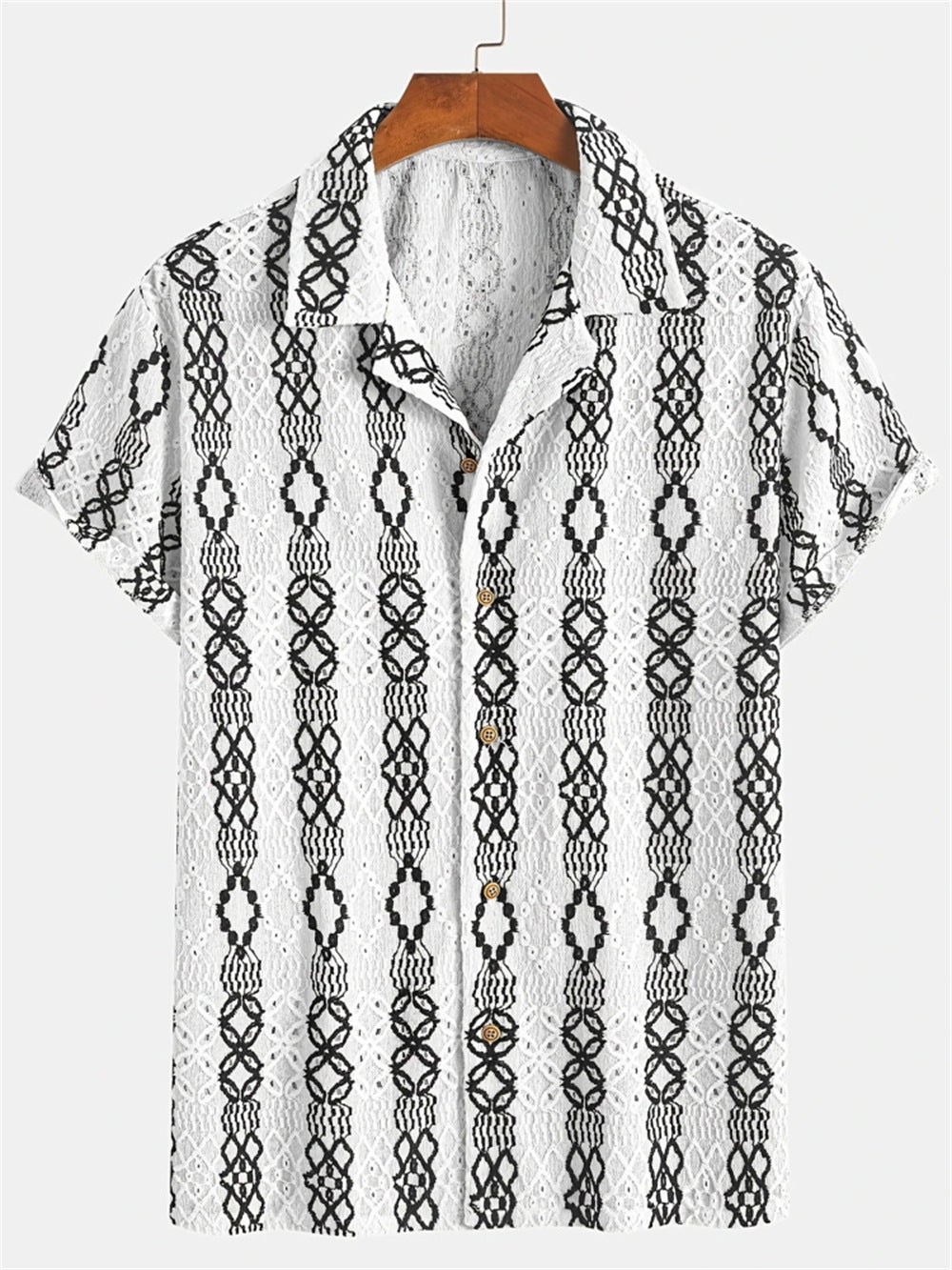 Men's 3D Printed All-matching Retro Fashion Shirt