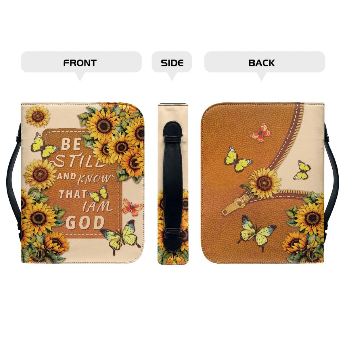 Portable Book Portable Sunflower Sacred Boy Bag