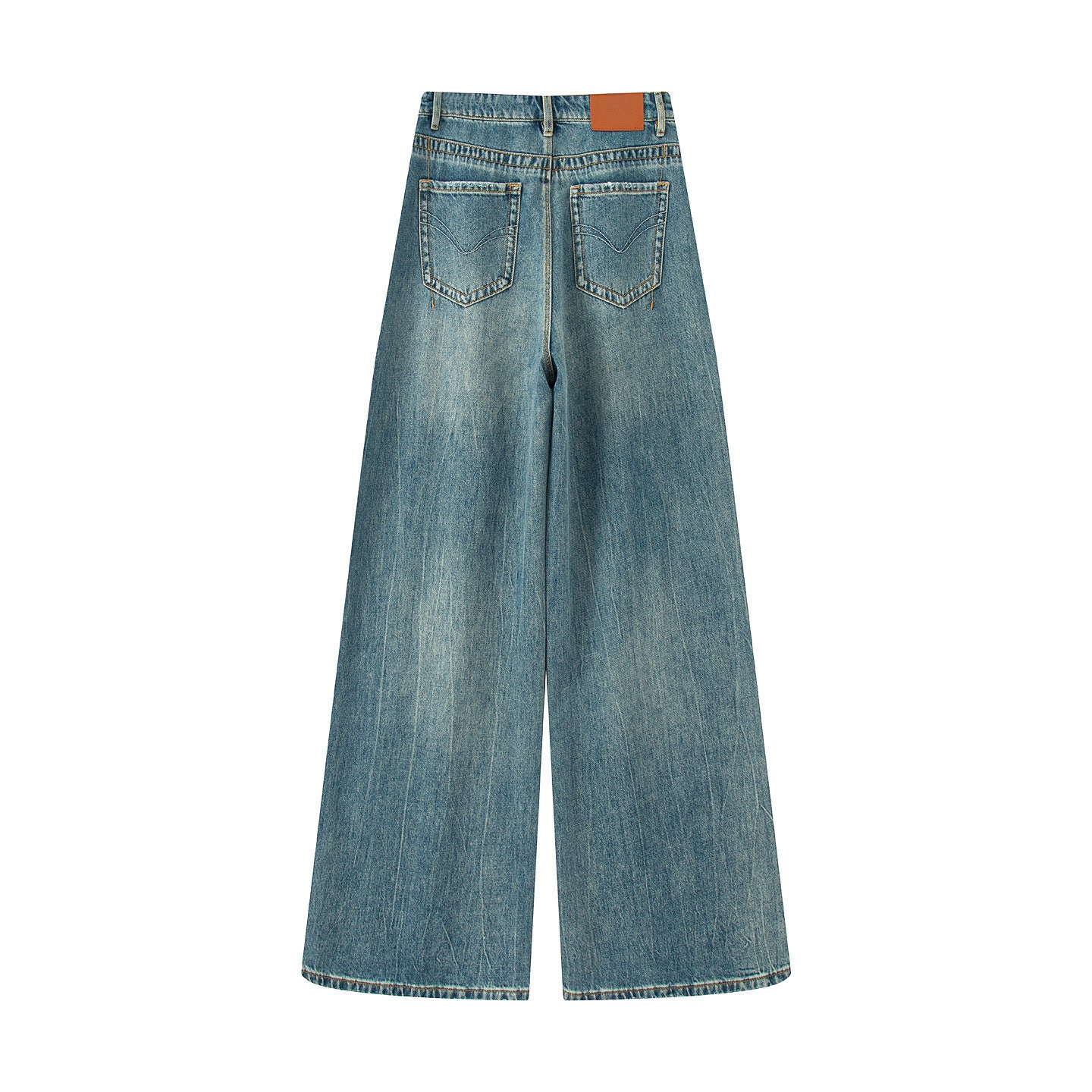 Early Autumn New High Waist Slimming Retro Straight Jeans Trousers For Women