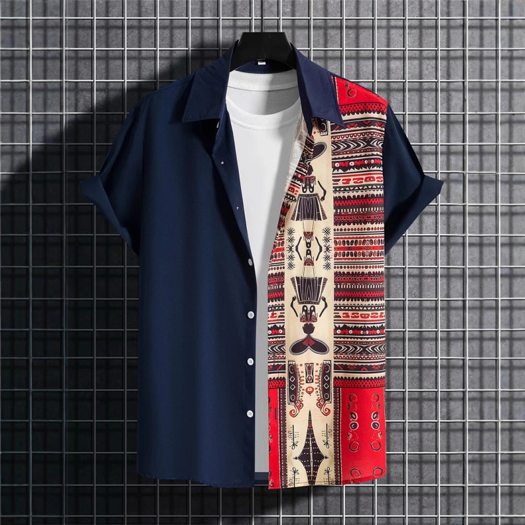 Men's 3D Printed All-matching Retro Fashion Shirt