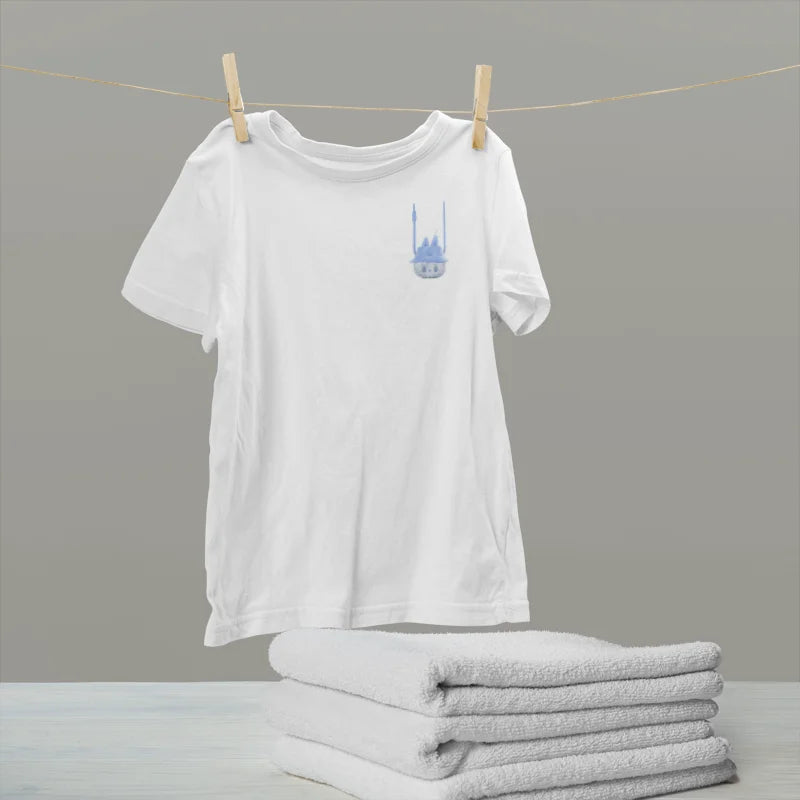 “Bulala Bunny Cup: Blue - hat, clear - faced, cute portable design—fun style for Bulala T - shirts.”